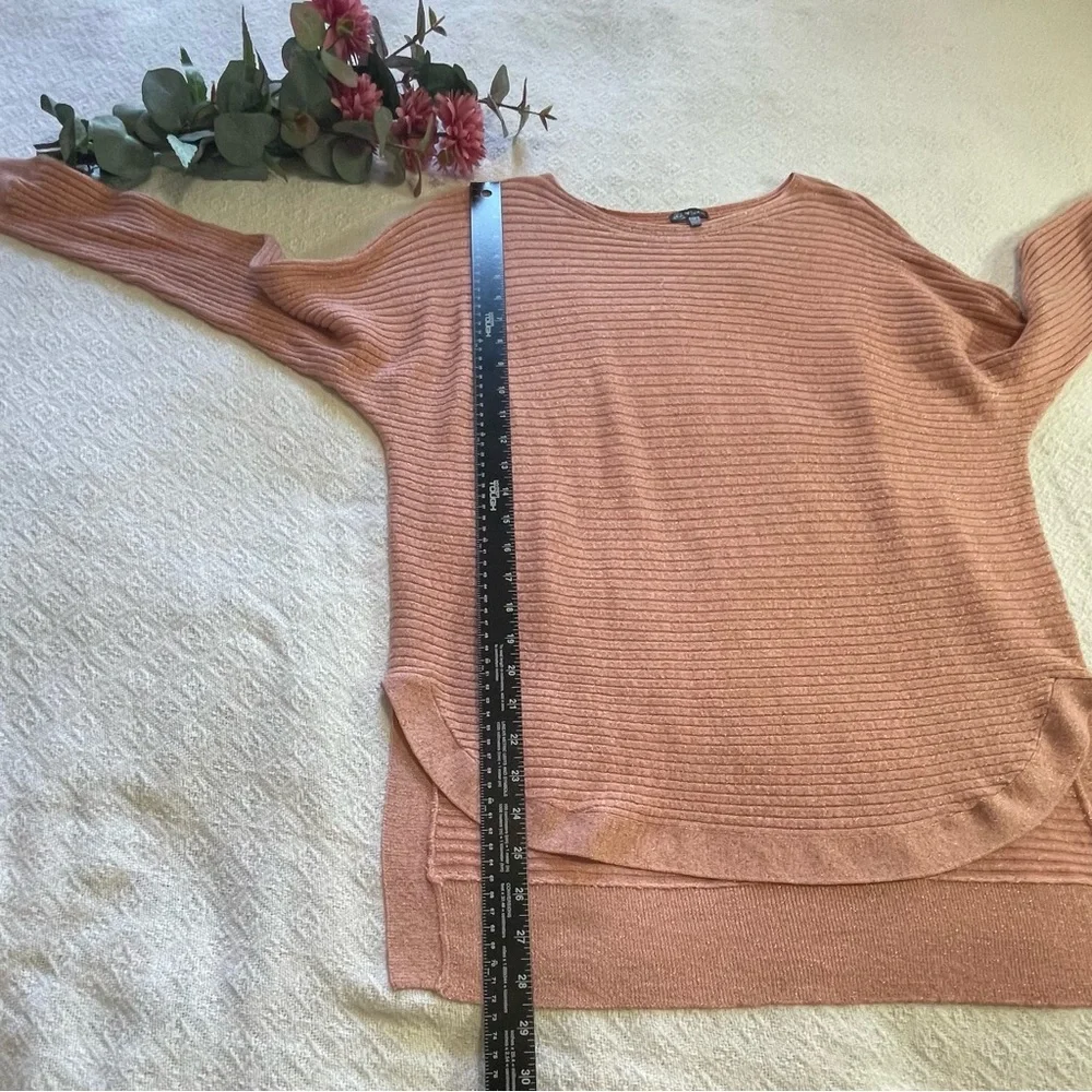 Hannah Women's Warm Rose Knit‎ Sweater Sparkle and Shine Size Medium~ Casual